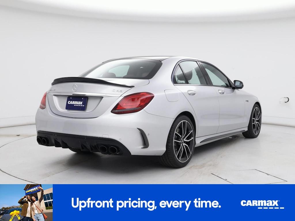 used 2021 Mercedes-Benz AMG C 43 car, priced at $44,998