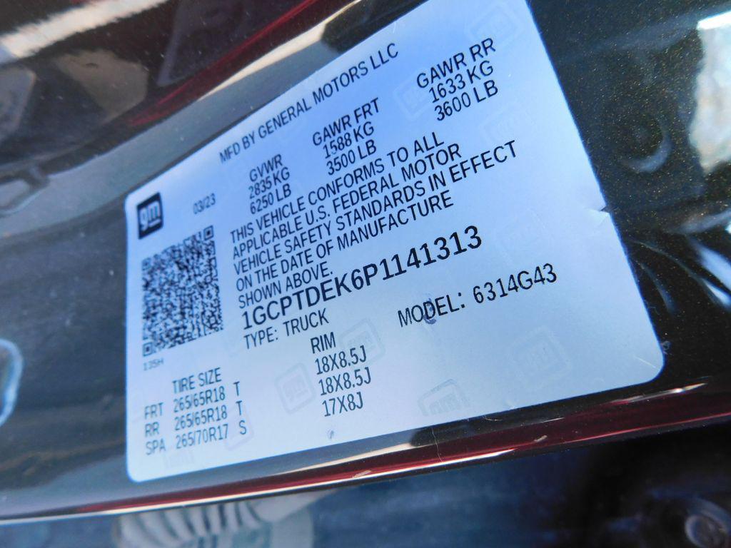 used 2023 Chevrolet Colorado car, priced at $36,260