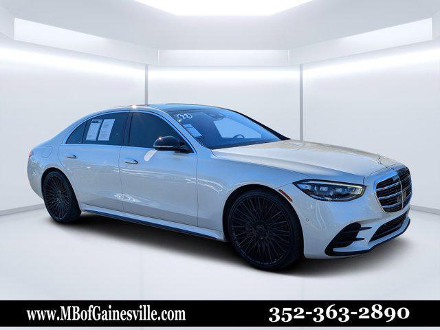 used 2022 Mercedes-Benz S-Class car, priced at $71,999