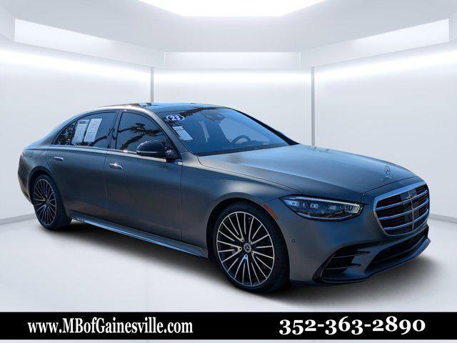 used 2023 Mercedes-Benz S-Class car, priced at $77,998