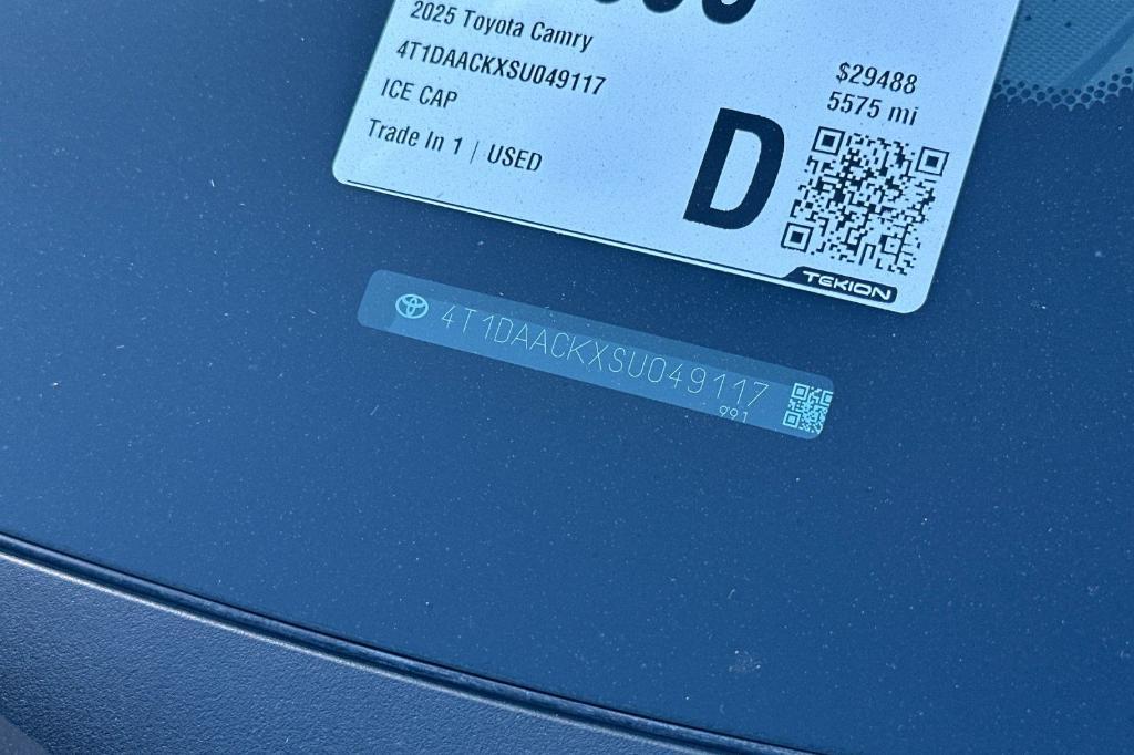 used 2025 Toyota Camry car, priced at $29,488