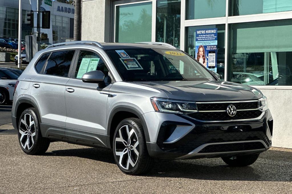 used 2022 Volkswagen Taos car, priced at $18,999