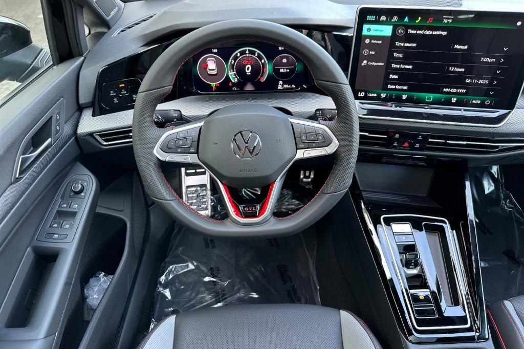 new 2025 Volkswagen Golf GTI car, priced at $37,828