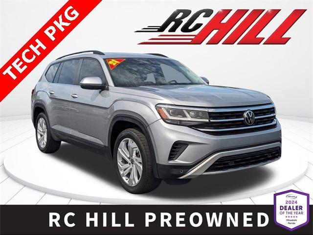 used 2021 Volkswagen Atlas car, priced at $14,700