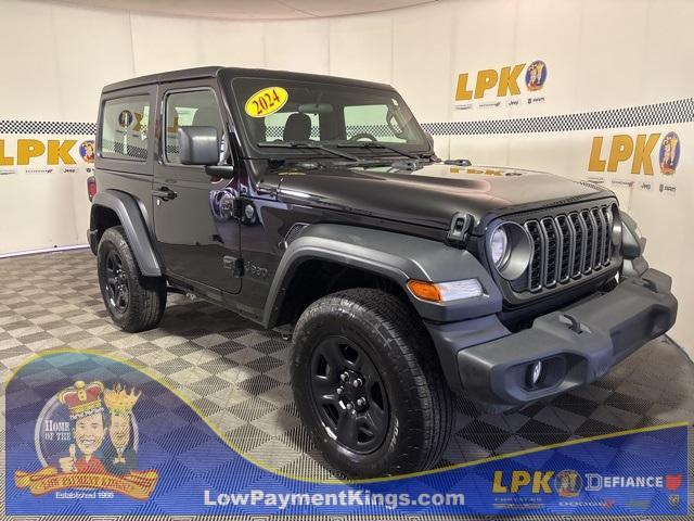 used 2024 Jeep Wrangler car, priced at $28,300