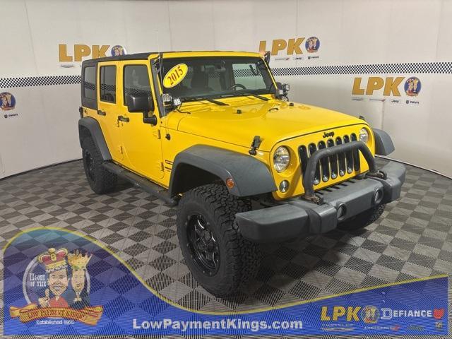 used 2015 Jeep Wrangler Unlimited car, priced at $13,994