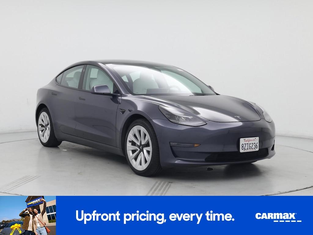 used 2022 Tesla Model 3 car, priced at $25,998