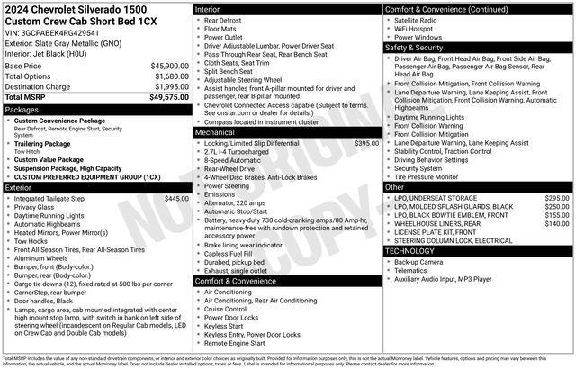 used 2024 Chevrolet Silverado 1500 car, priced at $35,295