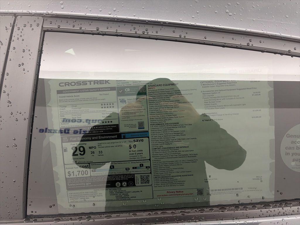 new 2026 Subaru Crosstrek car, priced at $35,886