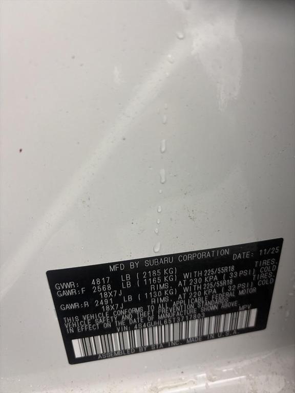 new 2026 Subaru Crosstrek car, priced at $36,042