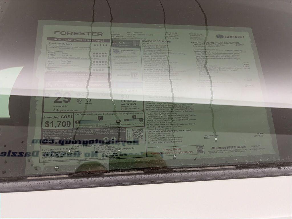 new 2026 Subaru Forester car, priced at $37,445