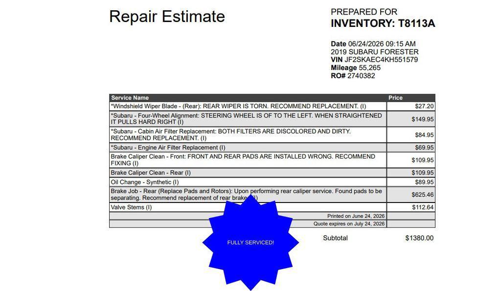 used 2019 Subaru Forester car, priced at $21,591