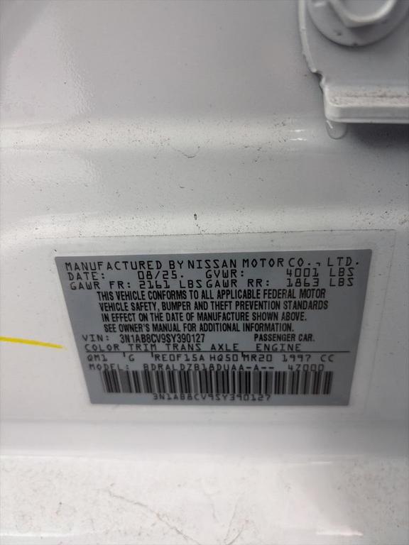 new 2025 Nissan Sentra car, priced at $24,850