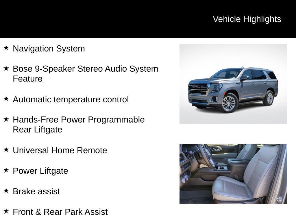 used 2022 GMC Yukon car, priced at $40,995