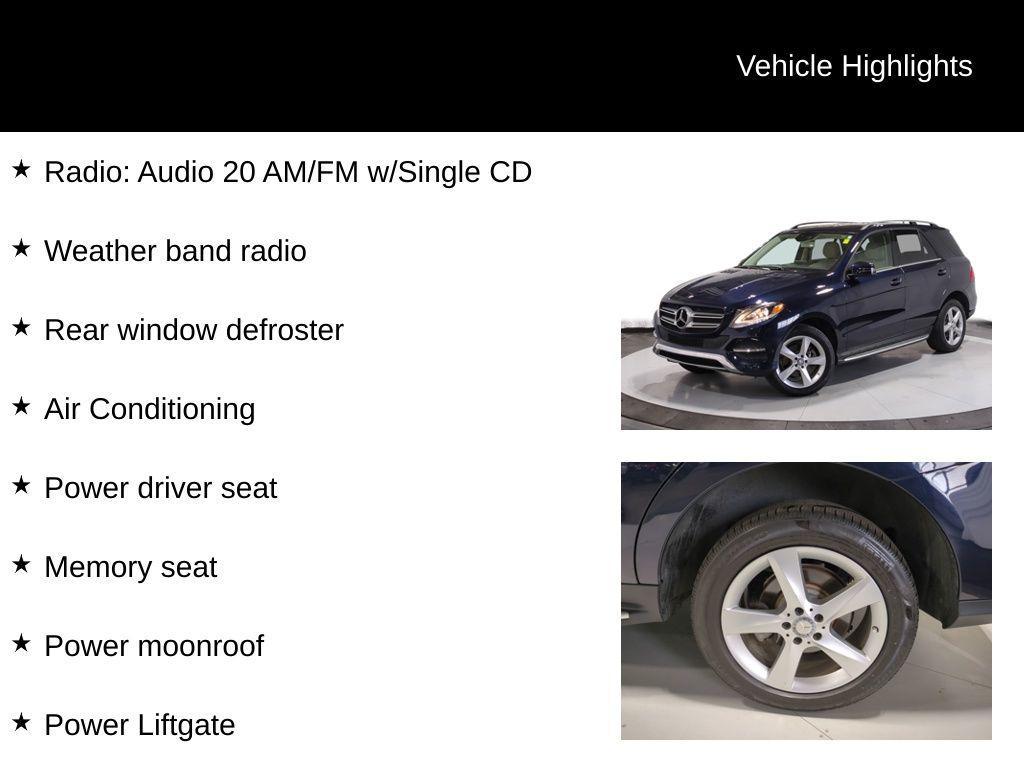 used 2017 Mercedes-Benz GLE 350 car, priced at $17,500