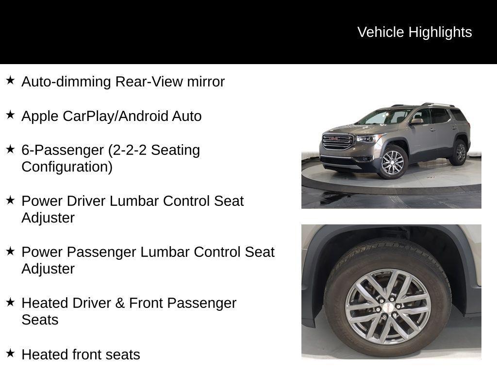 used 2019 GMC Acadia car, priced at $21,995