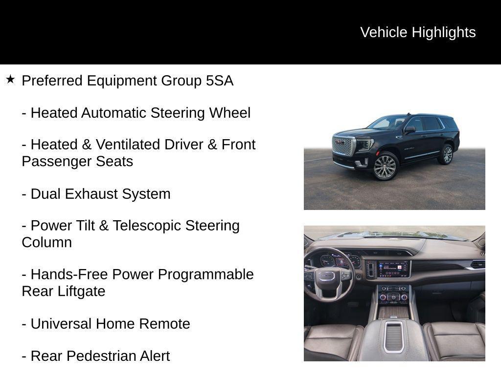 used 2021 GMC Yukon car, priced at $43,428