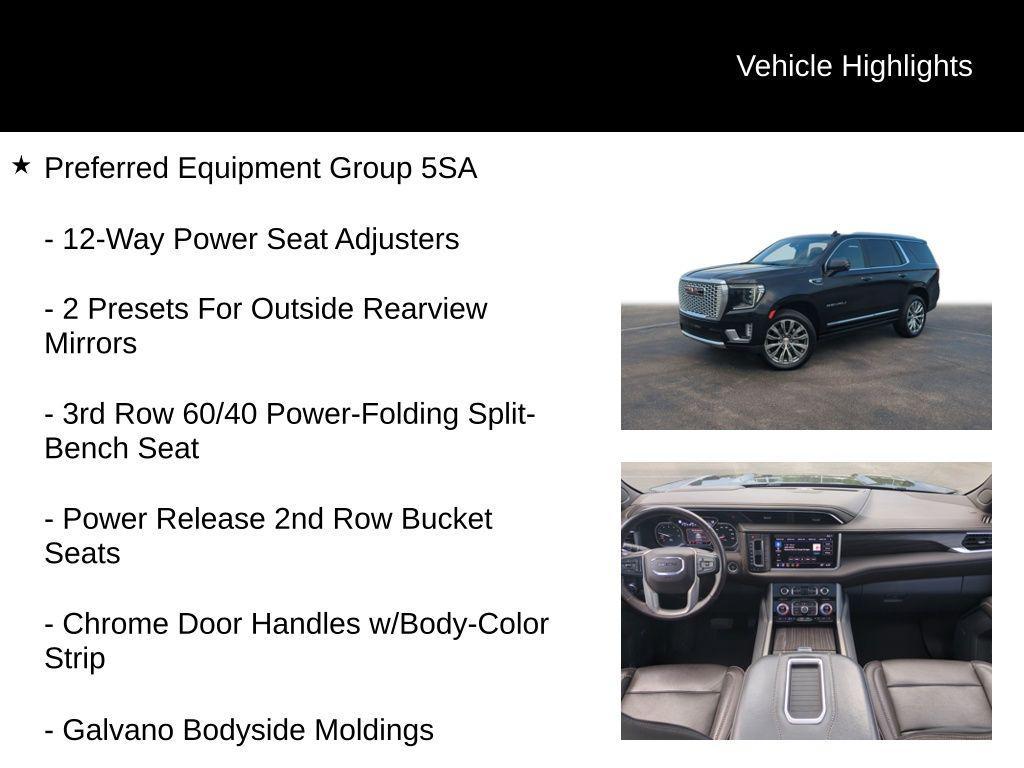 used 2021 GMC Yukon car, priced at $43,428