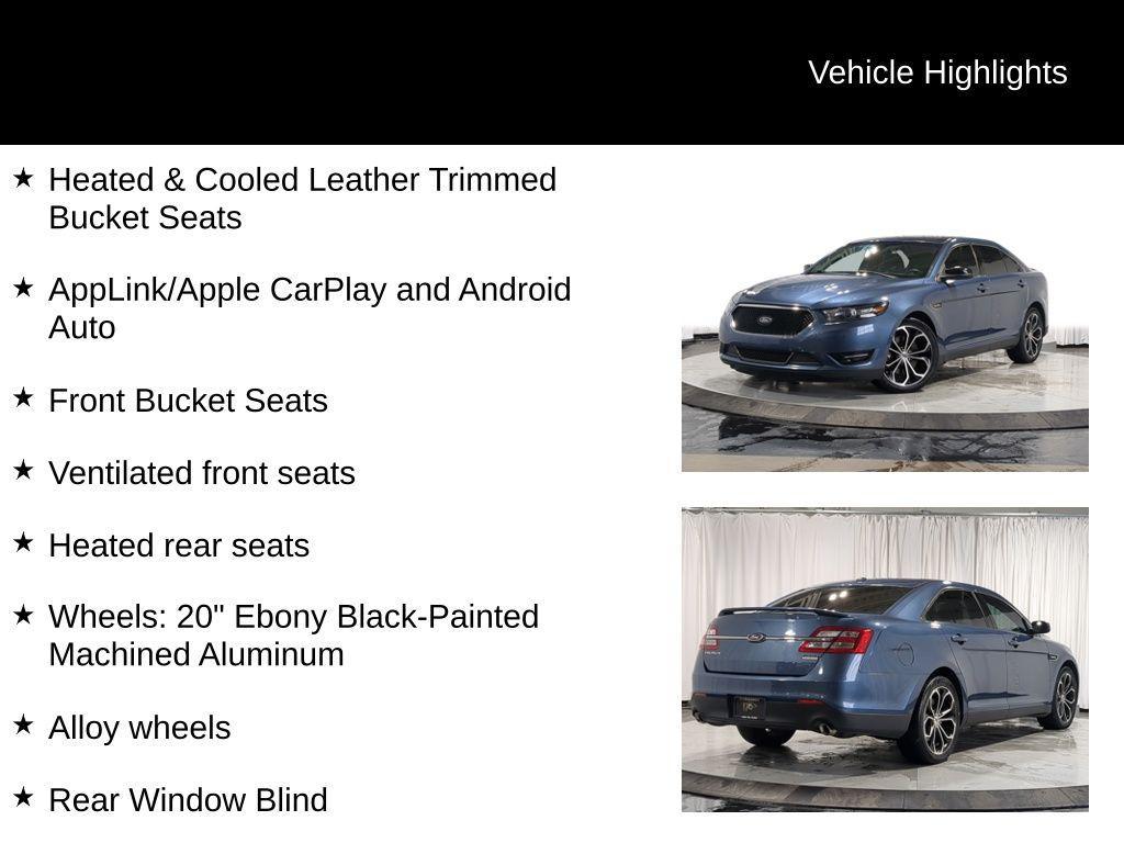 used 2018 Ford Taurus car, priced at $19,000