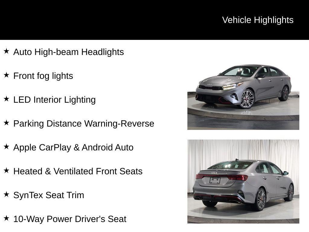 used 2023 Kia Forte car, priced at $18,500