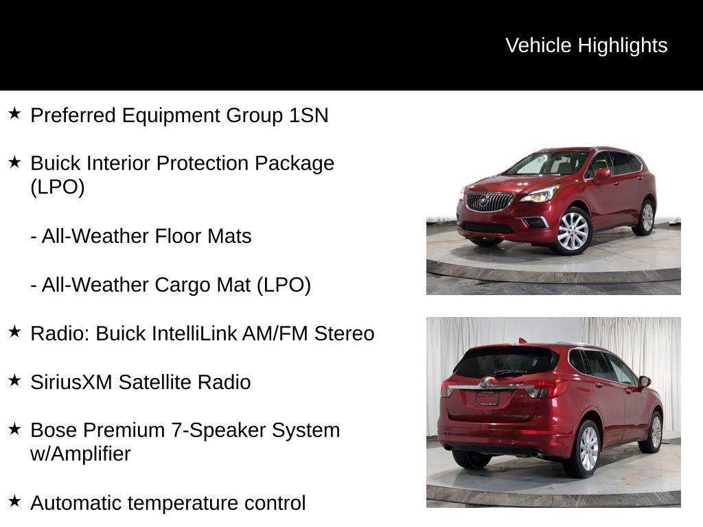 used 2017 Buick Envision car, priced at $11,995
