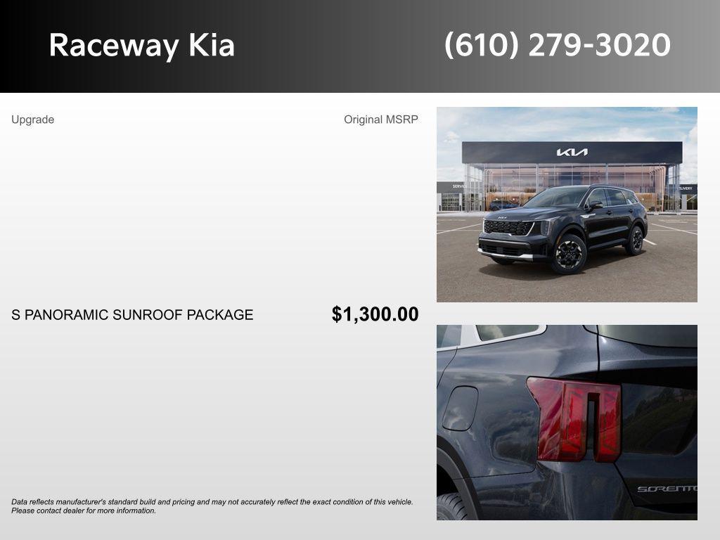 new 2026 Kia Sorento car, priced at $40,070