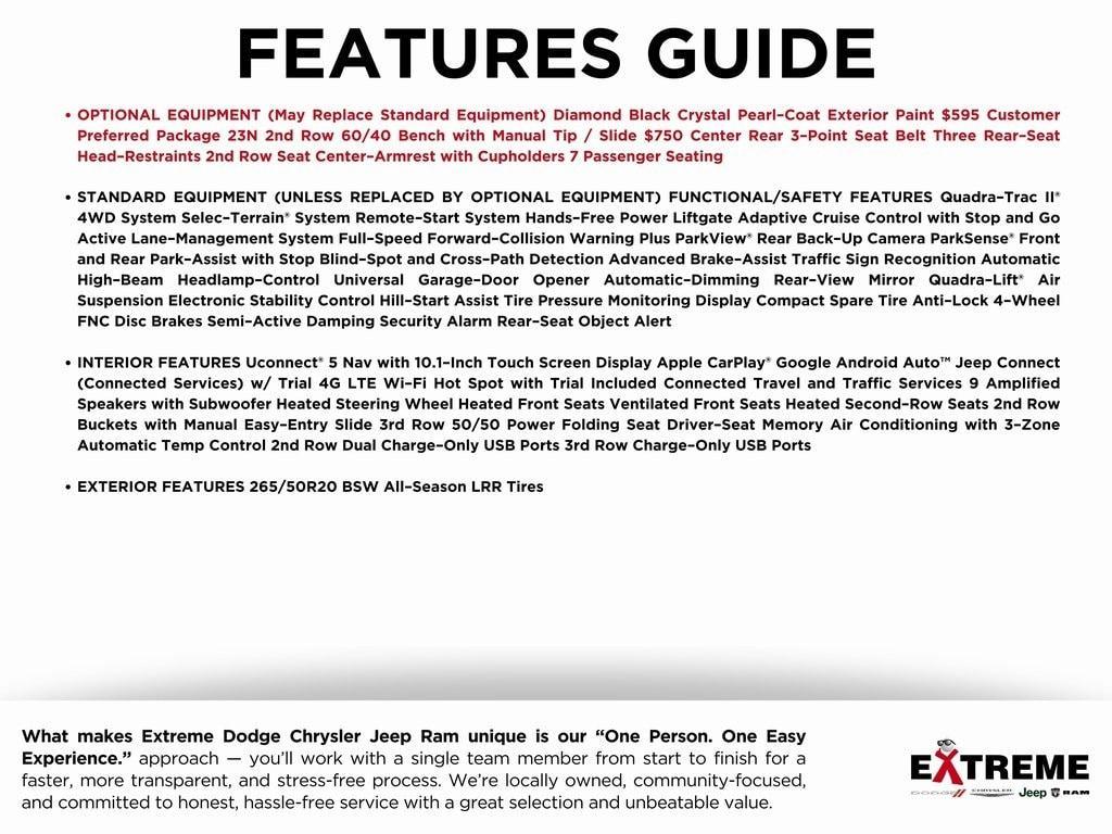 used 2024 Jeep Grand Cherokee L car, priced at $41,900