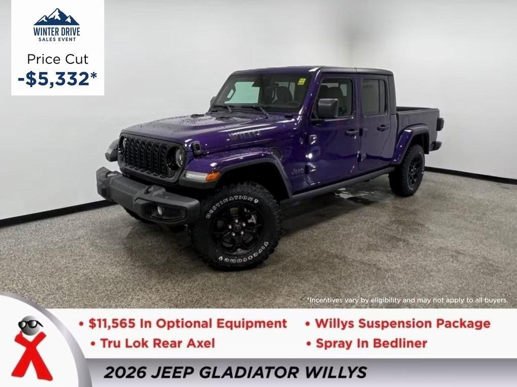 new 2026 Jeep Gladiator car, priced at $50,558