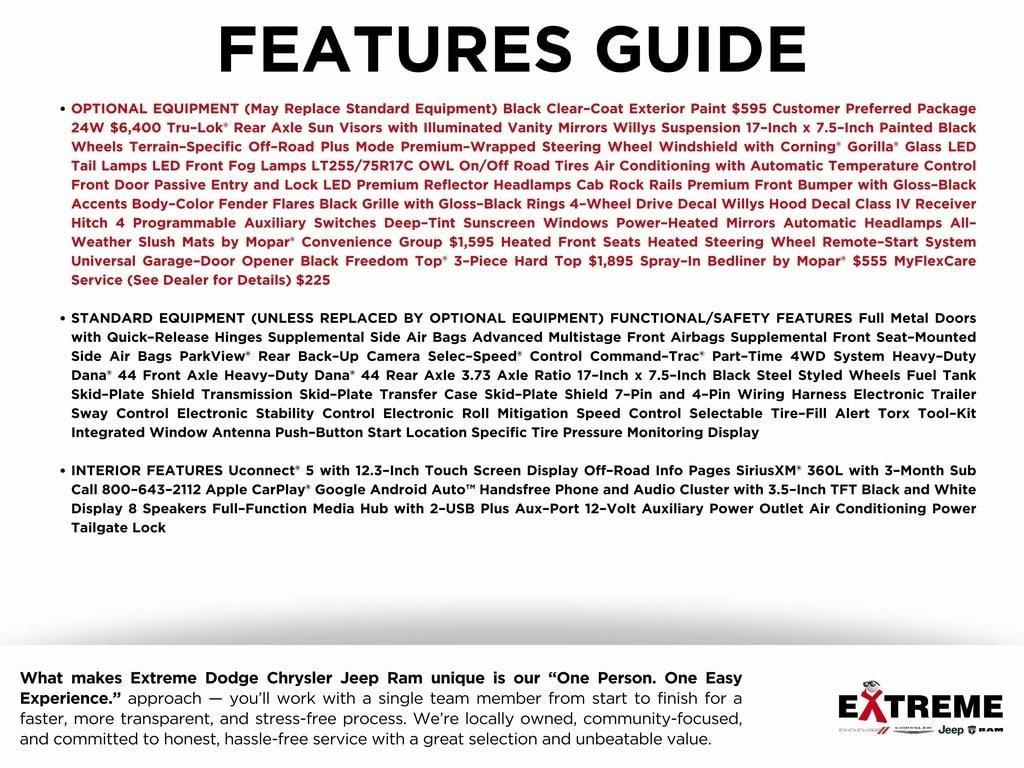 new 2026 Jeep Gladiator car, priced at $50,288