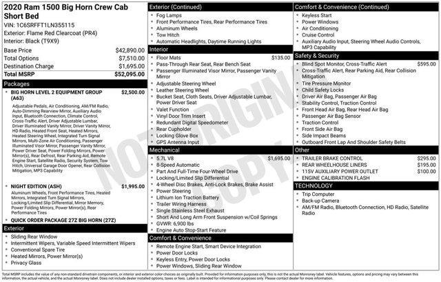 used 2020 Ram 1500 car, priced at $24,880