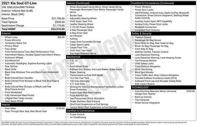 used 2021 Kia Soul car, priced at $13,944