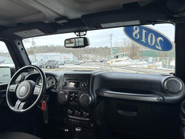 used 2018 Jeep Wrangler JK Unlimited car, priced at $19,995