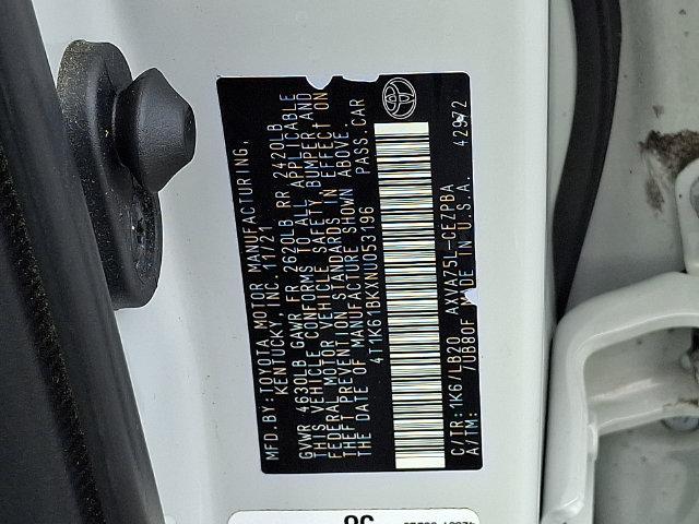used 2022 Toyota Camry car, priced at $27,651