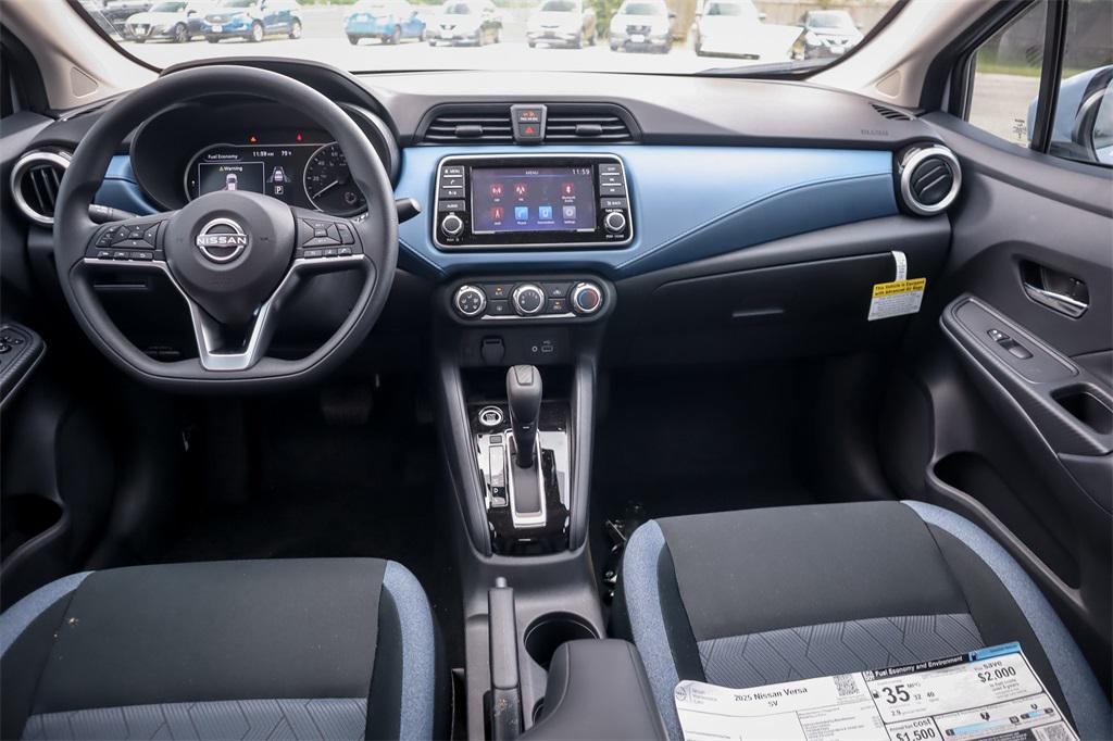new 2025 Nissan Versa car, priced at $20,033