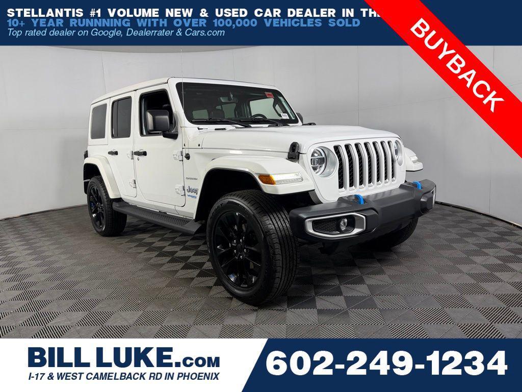 used 2022 Jeep Wrangler Unlimited 4xe car, priced at $25,975