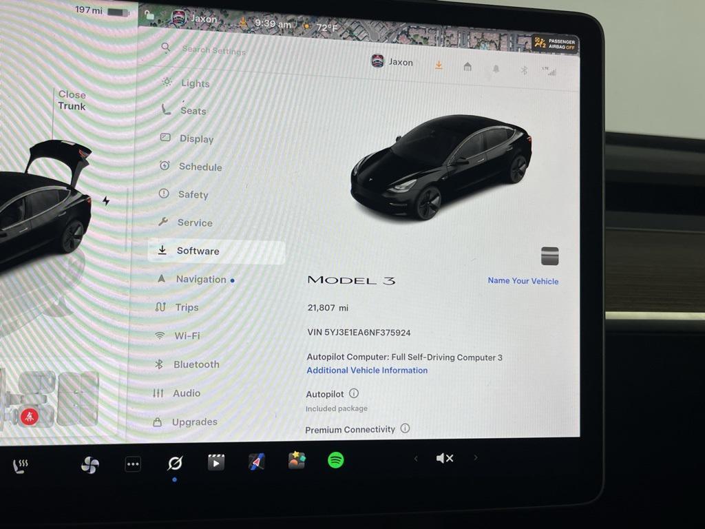 used 2022 Tesla Model 3 car, priced at $24,273