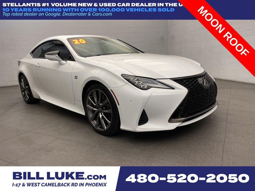 used 2020 Lexus RC 350 car, priced at $29,973