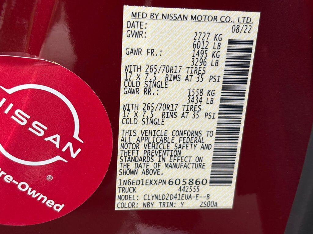 used 2023 Nissan Frontier car, priced at $32,373