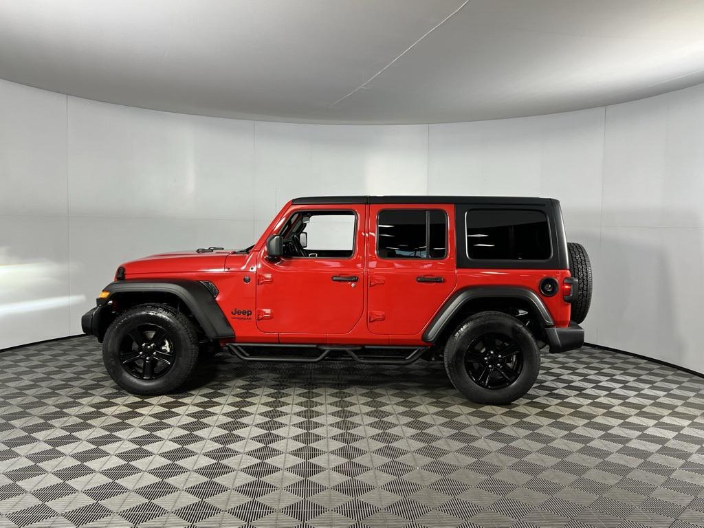 used 2022 Jeep Wrangler Unlimited car, priced at $28,973