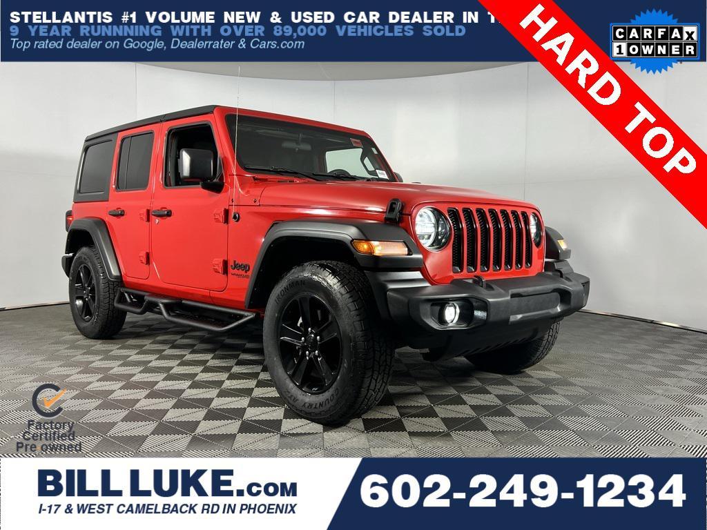 used 2022 Jeep Wrangler Unlimited car, priced at $26,973