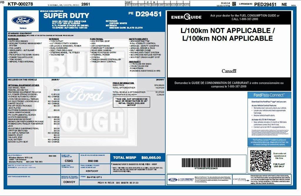 used 2023 Ford F-350 car, priced at $57,973