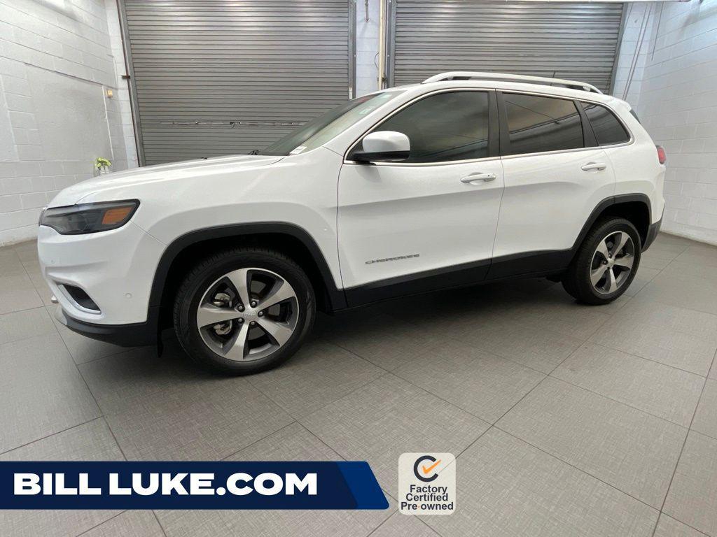 used 2021 Jeep Cherokee car, priced at $18,372