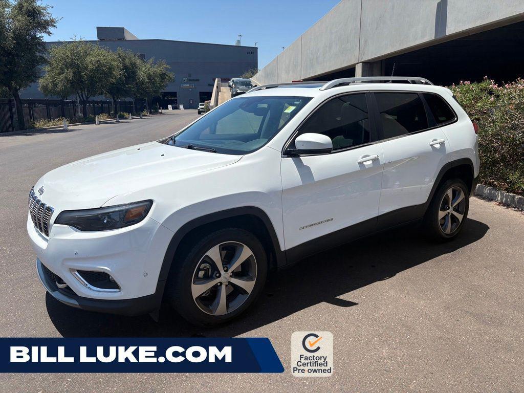used 2021 Jeep Cherokee car, priced at $20,072