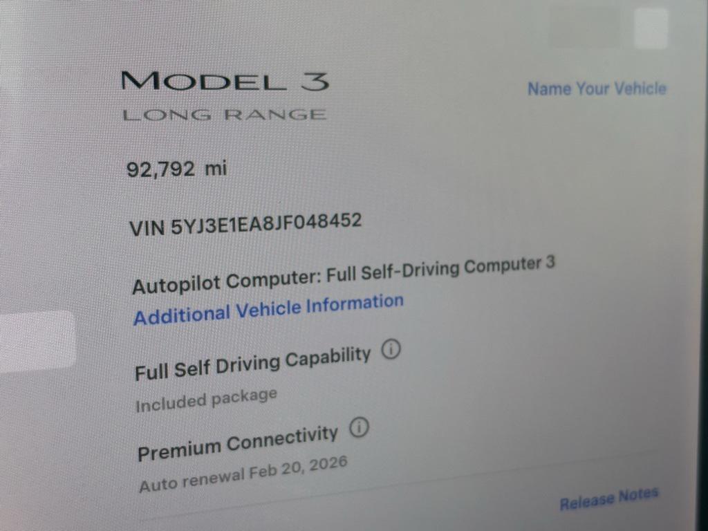 used 2018 Tesla Model 3 car, priced at $16,573