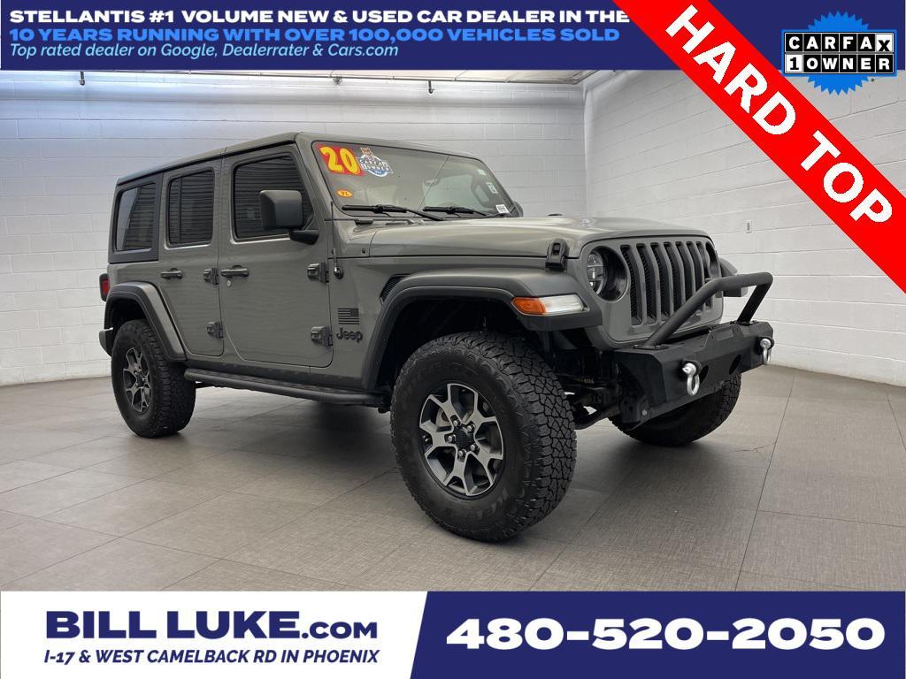 used 2020 Jeep Wrangler Unlimited car, priced at $23,973