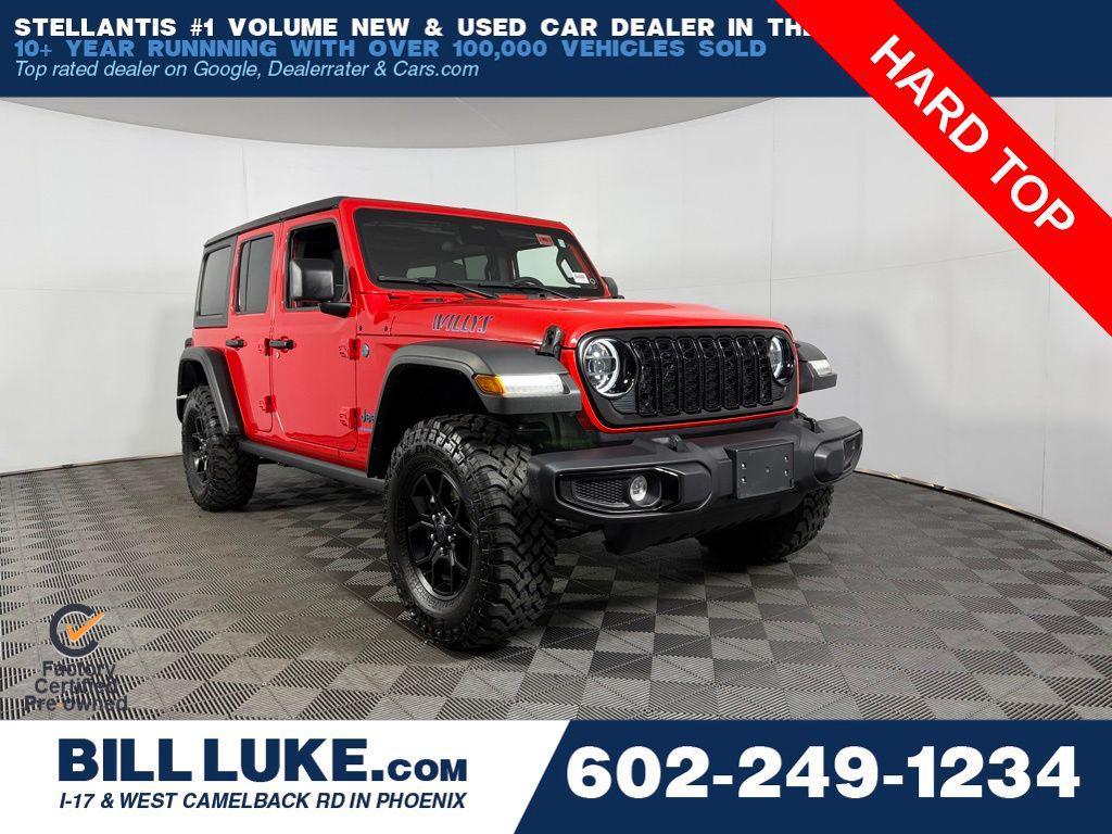 used 2025 Jeep Wrangler 4xe car, priced at $30,773