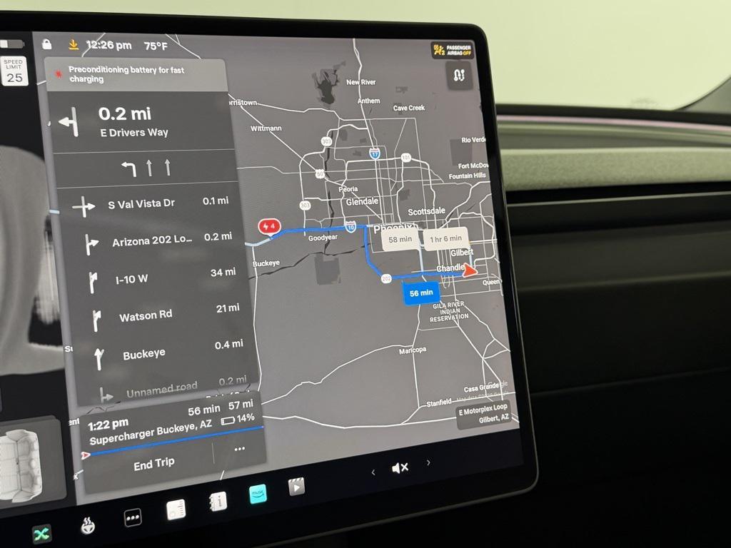 used 2025 Tesla Model 3 car, priced at $37,973