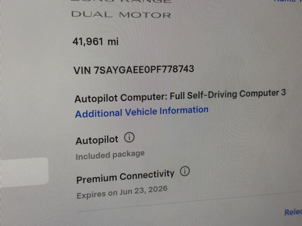 used 2023 Tesla Model Y car