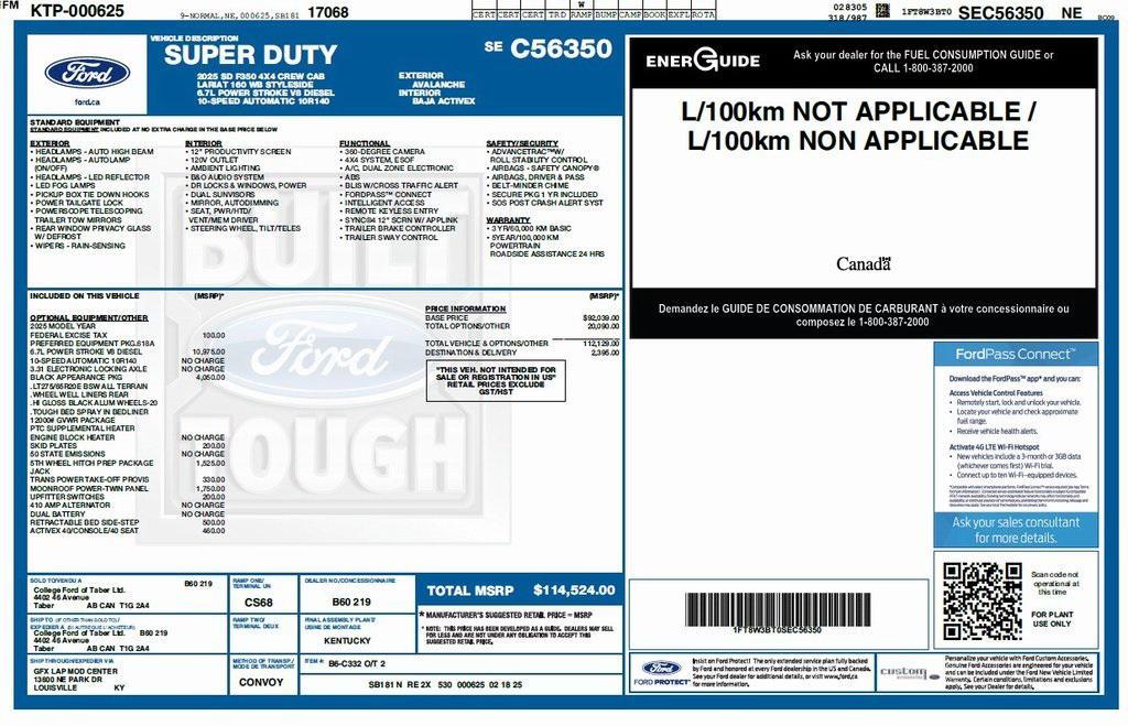 used 2025 Ford F-350 car, priced at $74,573