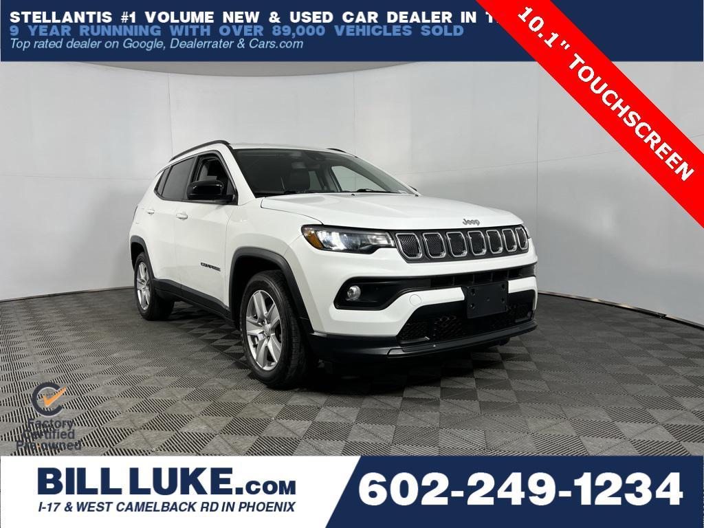 used 2022 Jeep Compass car, priced at $19,273